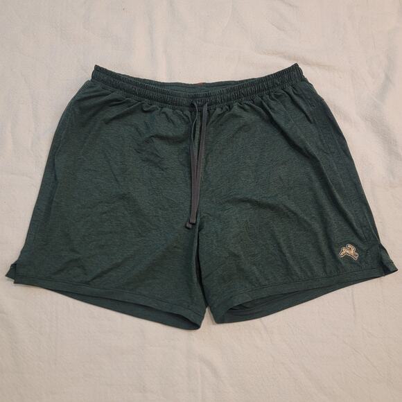 Tracksmith Huckberry Athletic Short Lined LRG Green Running Gym Gorp Performance - Picture 1 of 8